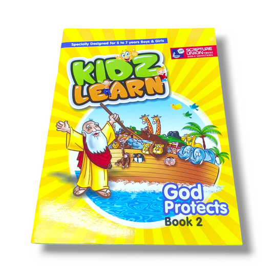 Kid'z Learn God Protects Book Part 2 | Kid's Book | Paper Bound | New Edition