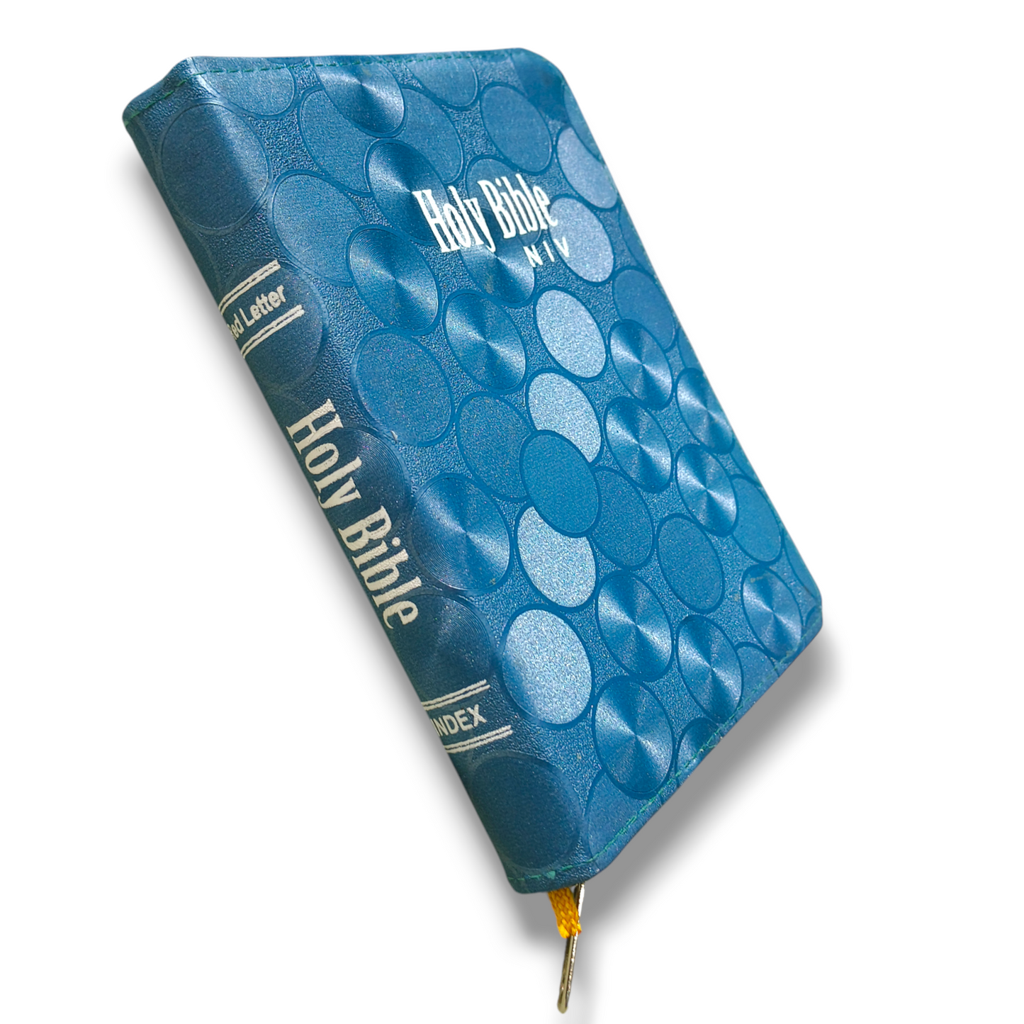 NIV Compact Edition Bible | Thumb Index Bible | With Blue Attractive Design Bound |  New Edition Bible Duo-Tone
