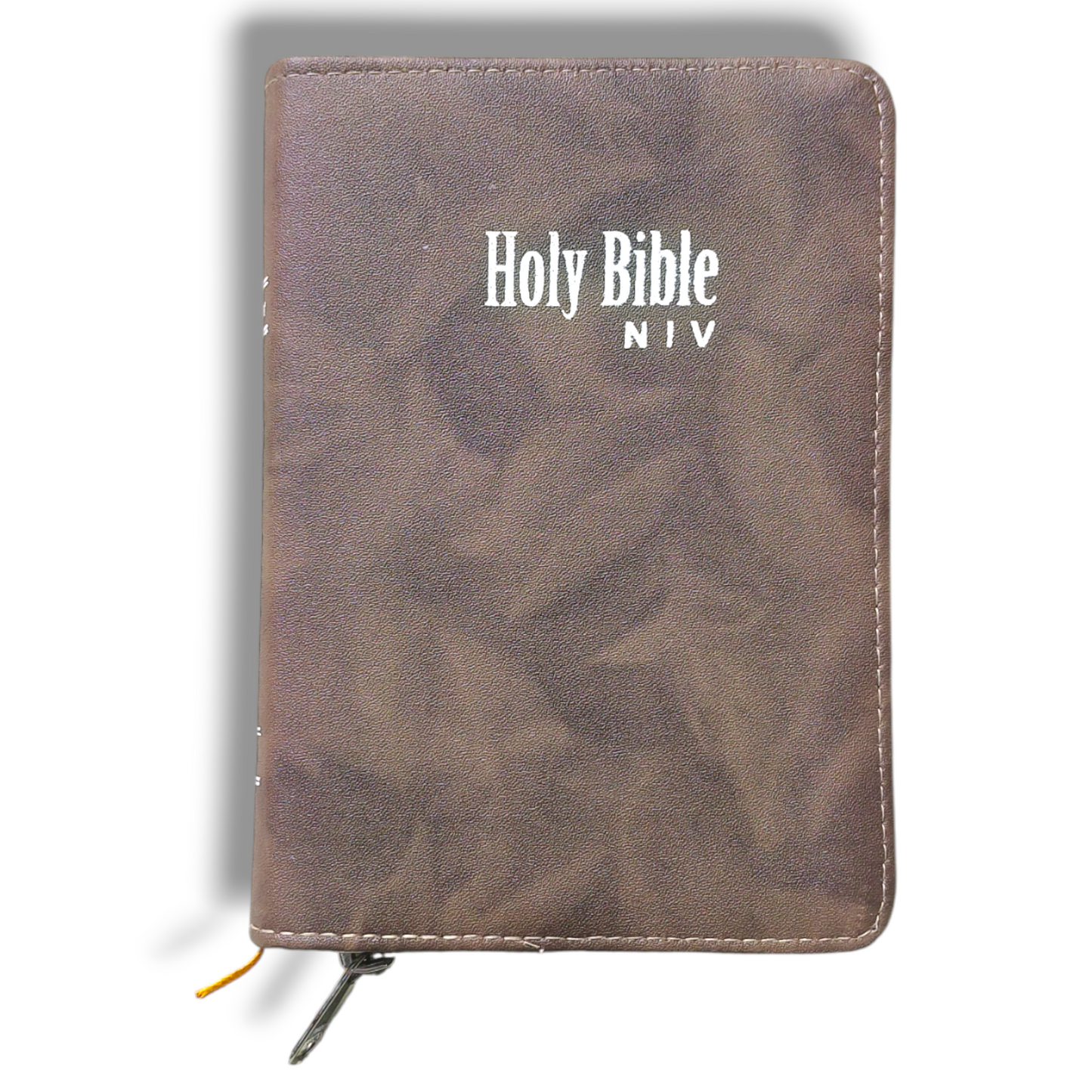 NIV Compact Edition Bible | Thumb Index Bible | With Light Brown Attractive Design Bound |  New Edition Bible Duo-Tone