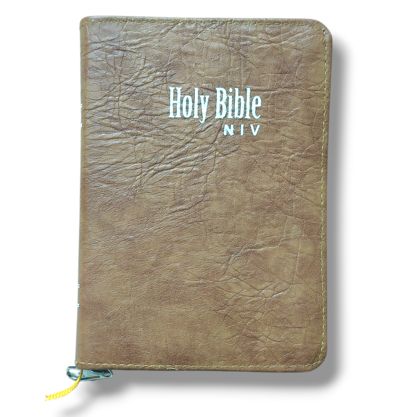 NIV Compact Edition Bible | Thumb Index Bible | With Orange Attractive Design Bound |  New Edition Bible Duo-Tone