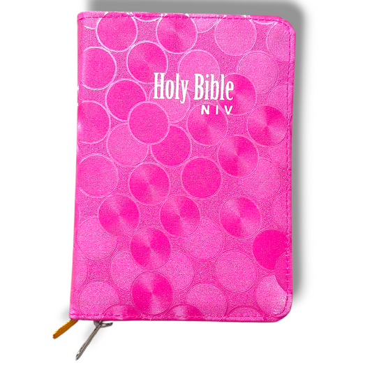 NIV Compact Edition Bible | Thumb Index Bible | Dark Pink Attractive Design Bound |  New Edition Bible Duo-Tone