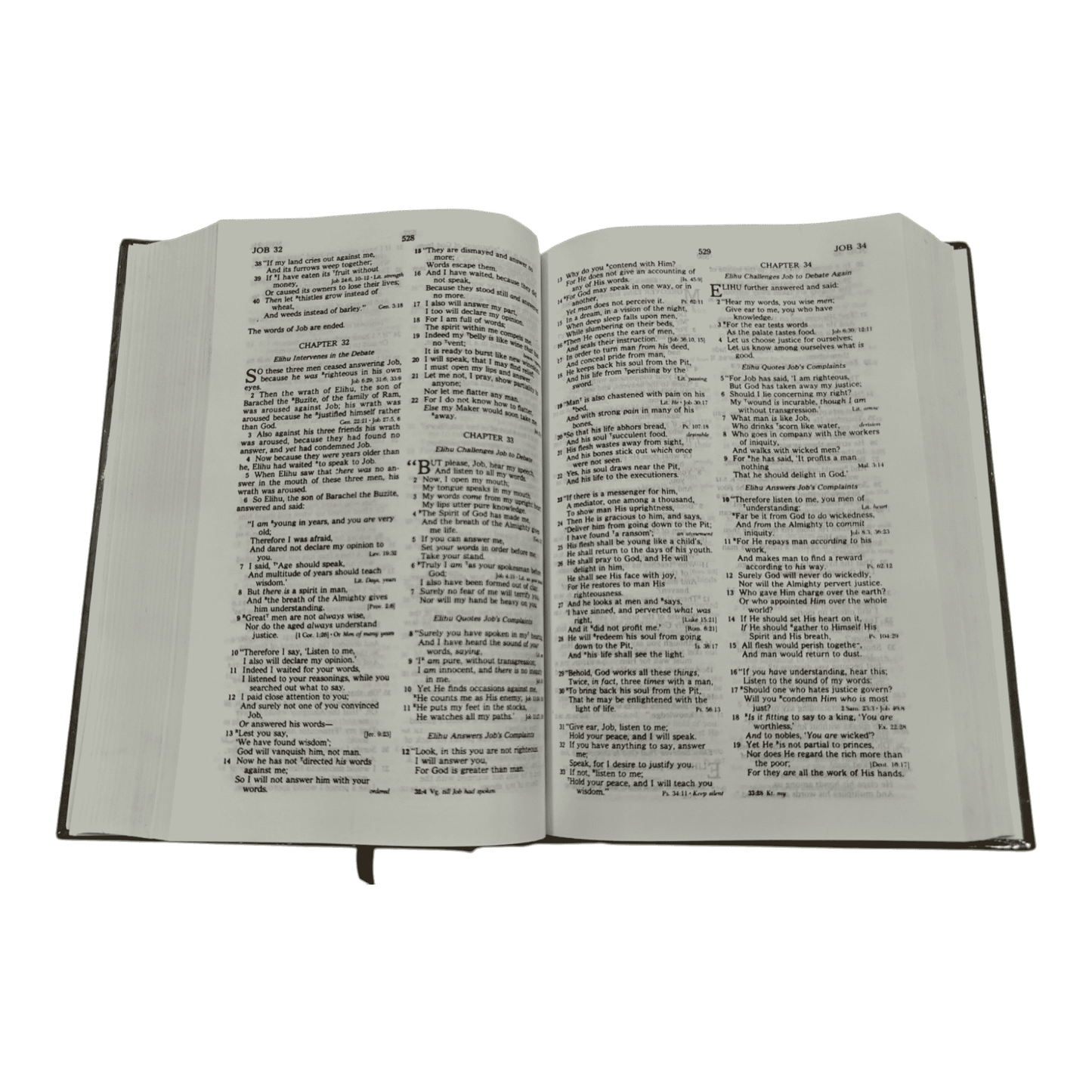 NKJV, The Open Bible, Hardcover: Fully Revised & Updated Edition - Study Bible with Book Introductions, Outlines, Notes & More