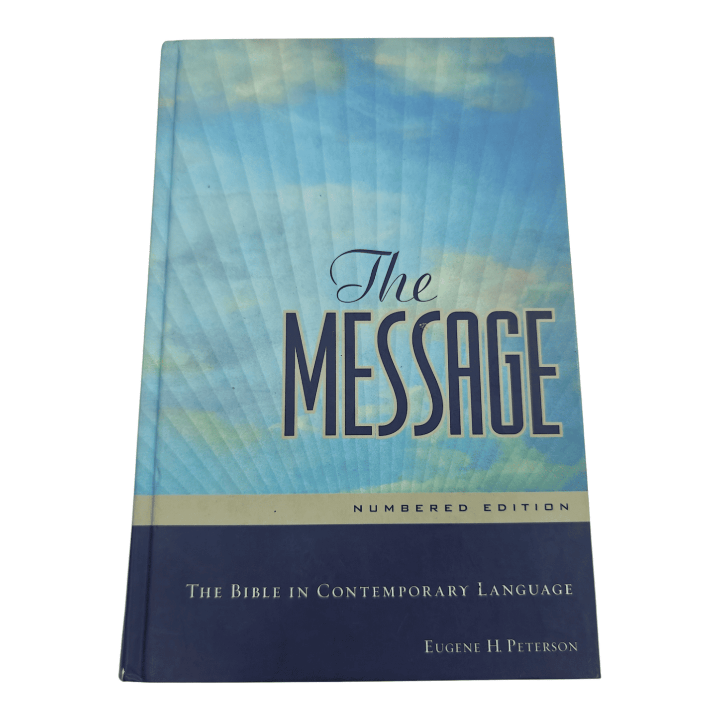 The Message Numbered Edition, Hardcover: Paragraph Format with Verse Numbers - Contemporary Bible Translation by Eugene Peterson - 9781576839164