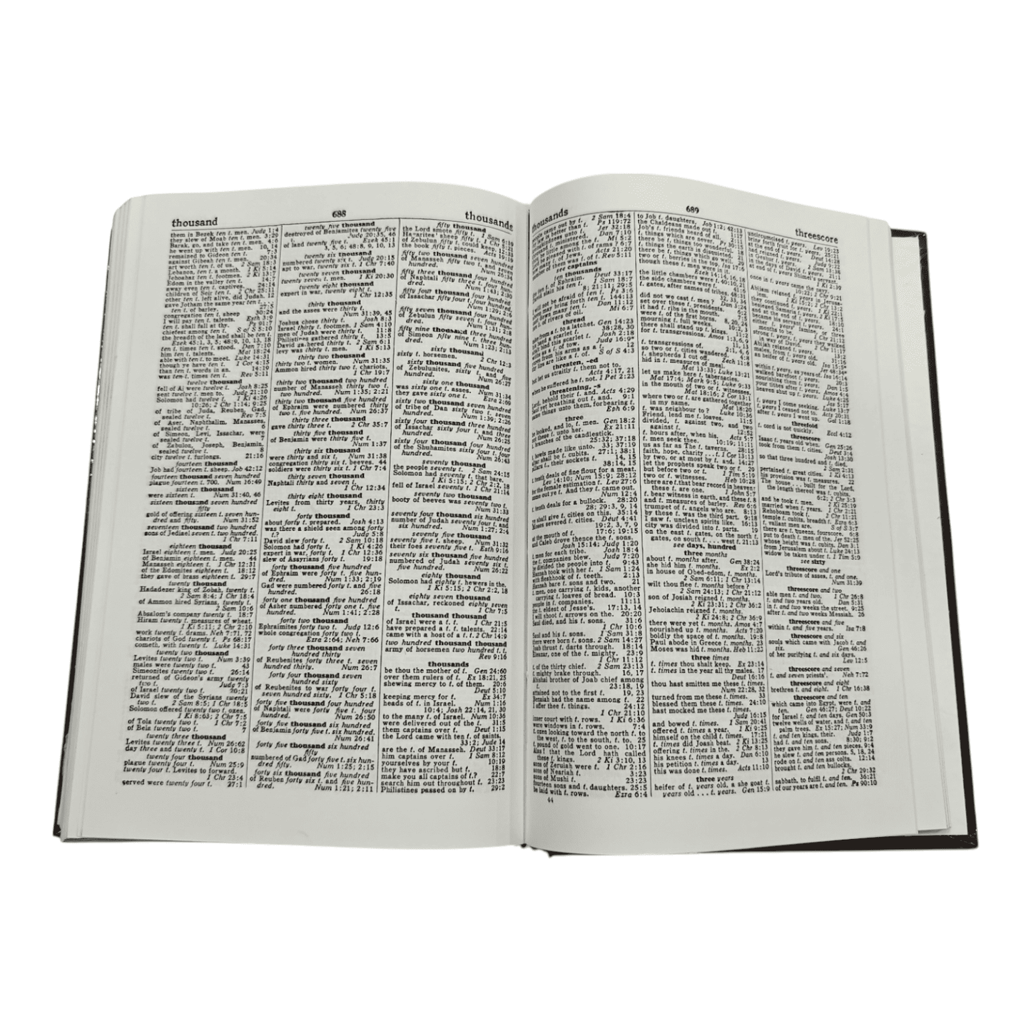 Cruden's Complete Concordance to the Holy Bible - Classic KJV Word Reference Tool - Hardcover Edition - 9788173622311