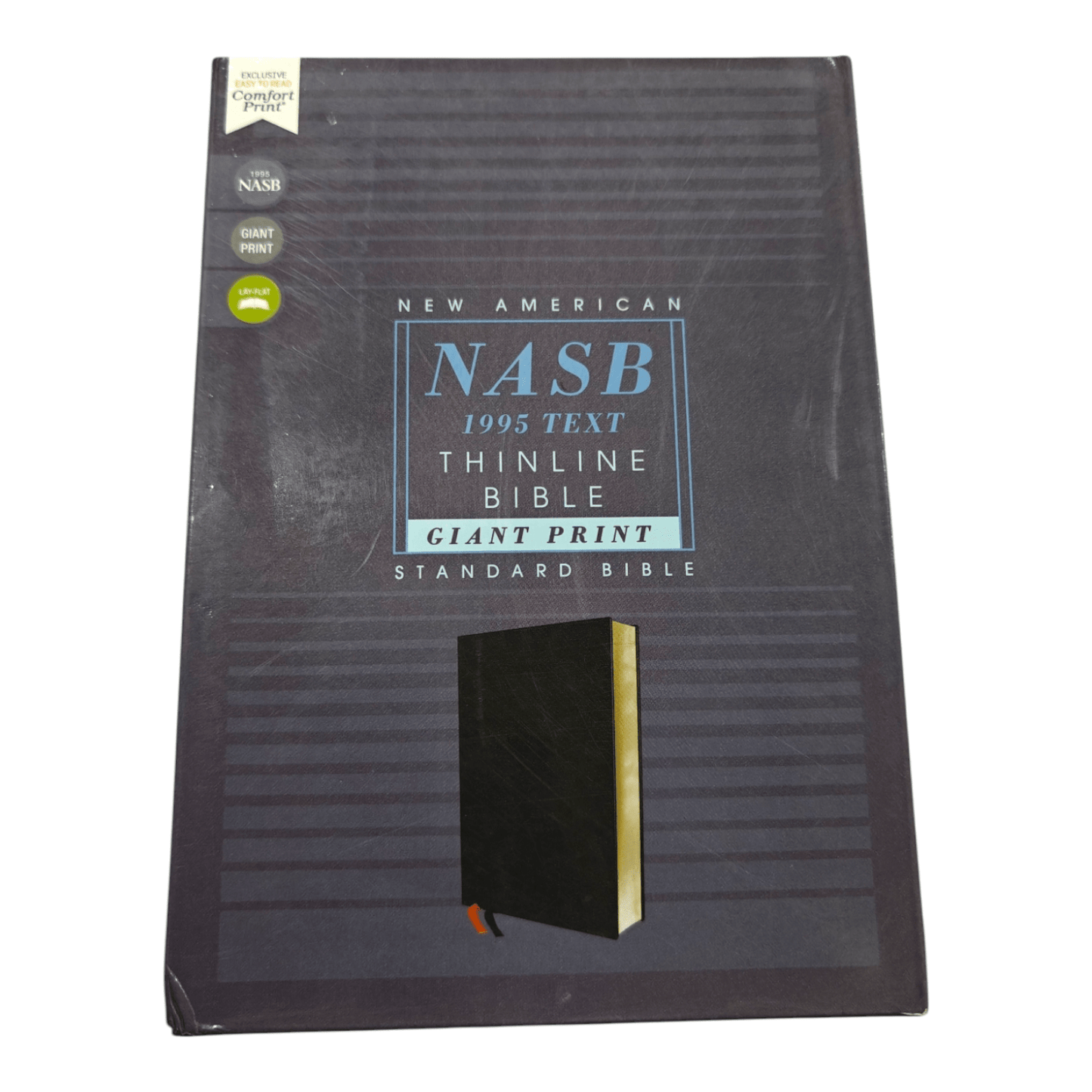 NASB Thinline Bible, Classic Series, Hardcover: Standard Bible, Black Letter, Ribbon Marker, Easy-to-Read Type (2020 Text)