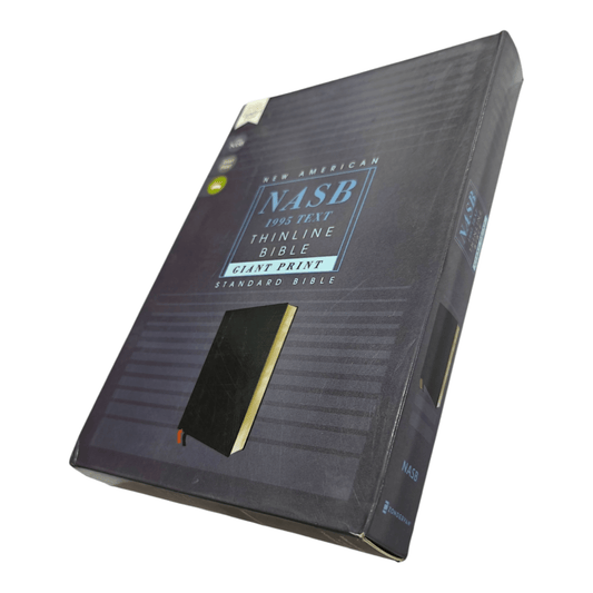 NASB Thinline Bible, Classic Series, Hardcover: Standard Bible, Black Letter, Ribbon Marker, Easy-to-Read Type (2020 Text)