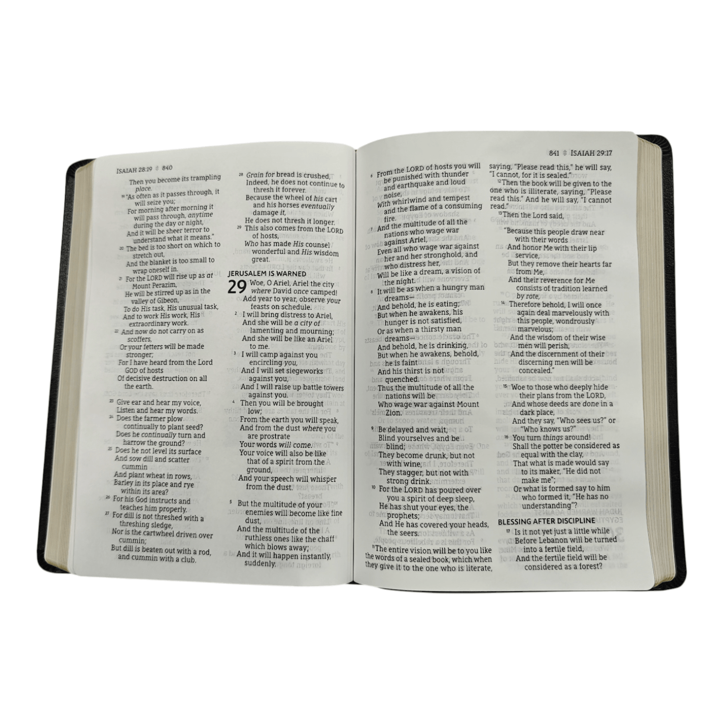 NASB Thinline Bible, Classic Series, Hardcover: Standard Bible, Black Letter, Ribbon Marker, Easy-to-Read Type (2020 Text)