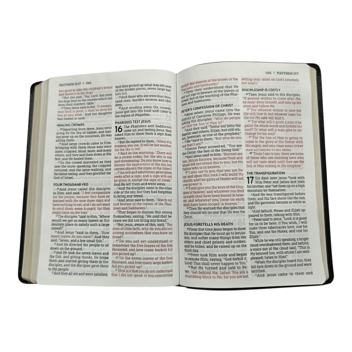 NASB Thinline Bible, Classic Series, Hardcover: Standard Bible, Black Letter, Ribbon Marker, Easy-to-Read Type (2020 Text)