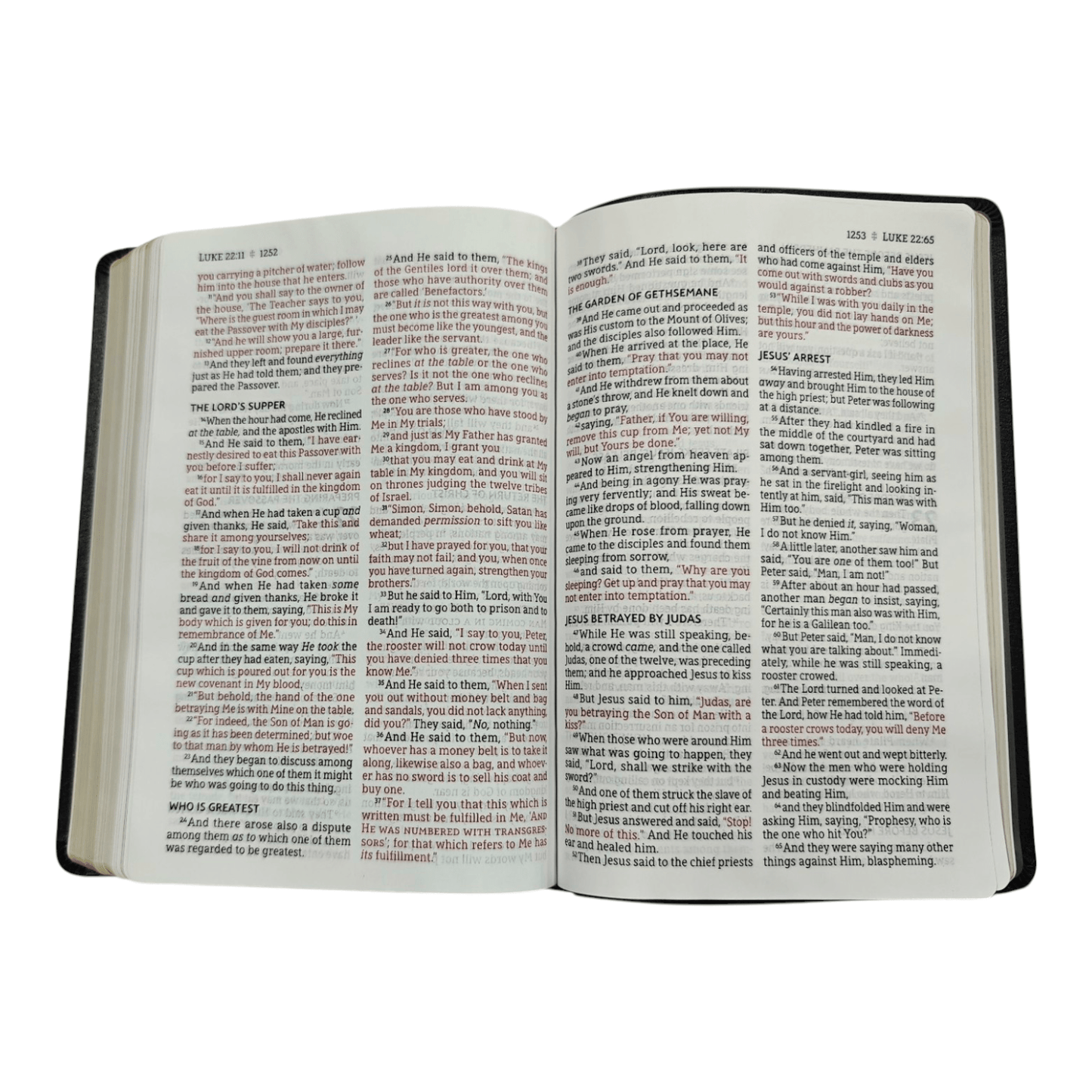 NASB Thinline Bible, Classic Series, Hardcover: Standard Bible, Black Letter, Ribbon Marker, Easy-to-Read Type (2020 Text)