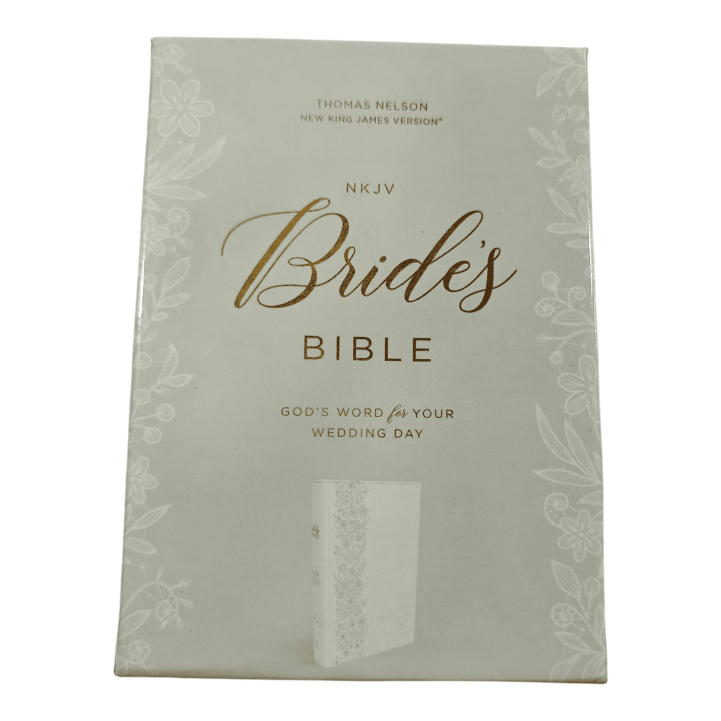 NKJV Bride's Wedding Day Bible, White, Gift Box - New King James Version Wedding Keepsake with Photo Insert & Presentation Pages - 9780785225843