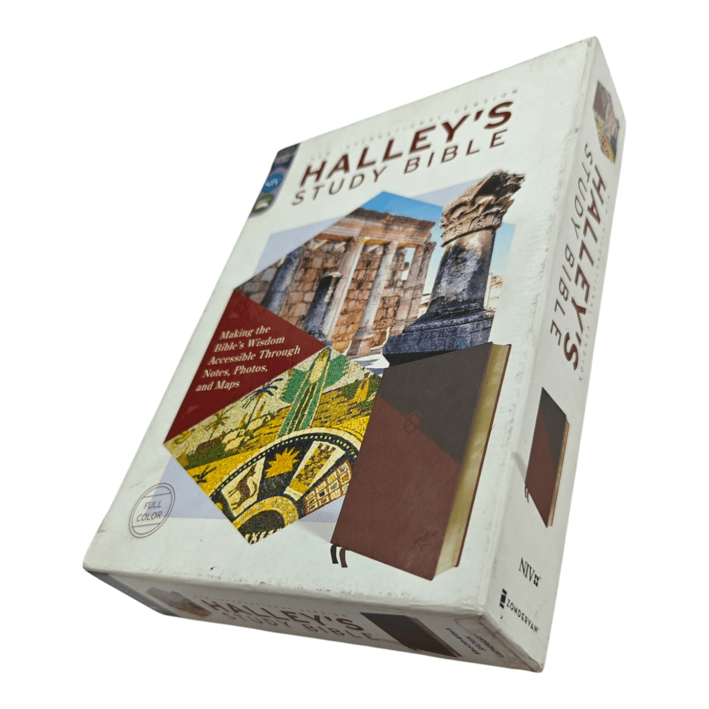 NIV, Halley's Study Bible, Hardcover: Delve Deeper into God's Word with Classic Study Notes and Archaeological Insights