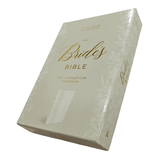 KJV Bride's Wedding Day Bible, White, Gift Box - King James Version Wedding Keepsake with Presentation Pages - 9780785225836