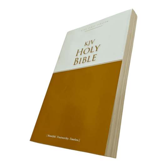 KJV Holy Bible, Giant Print Standard Size, Cloth over Board, Black, Red Letter Edition - 9780718091736