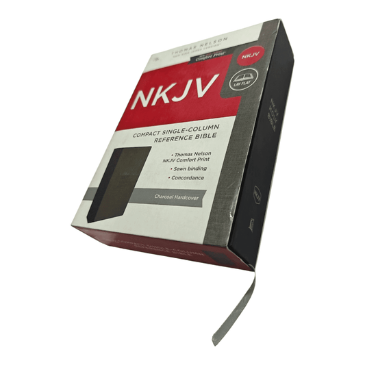 NKJV Single-Column Compact Reference Bible, Leathersoft, Brown, Comfort Print - 9780785218166