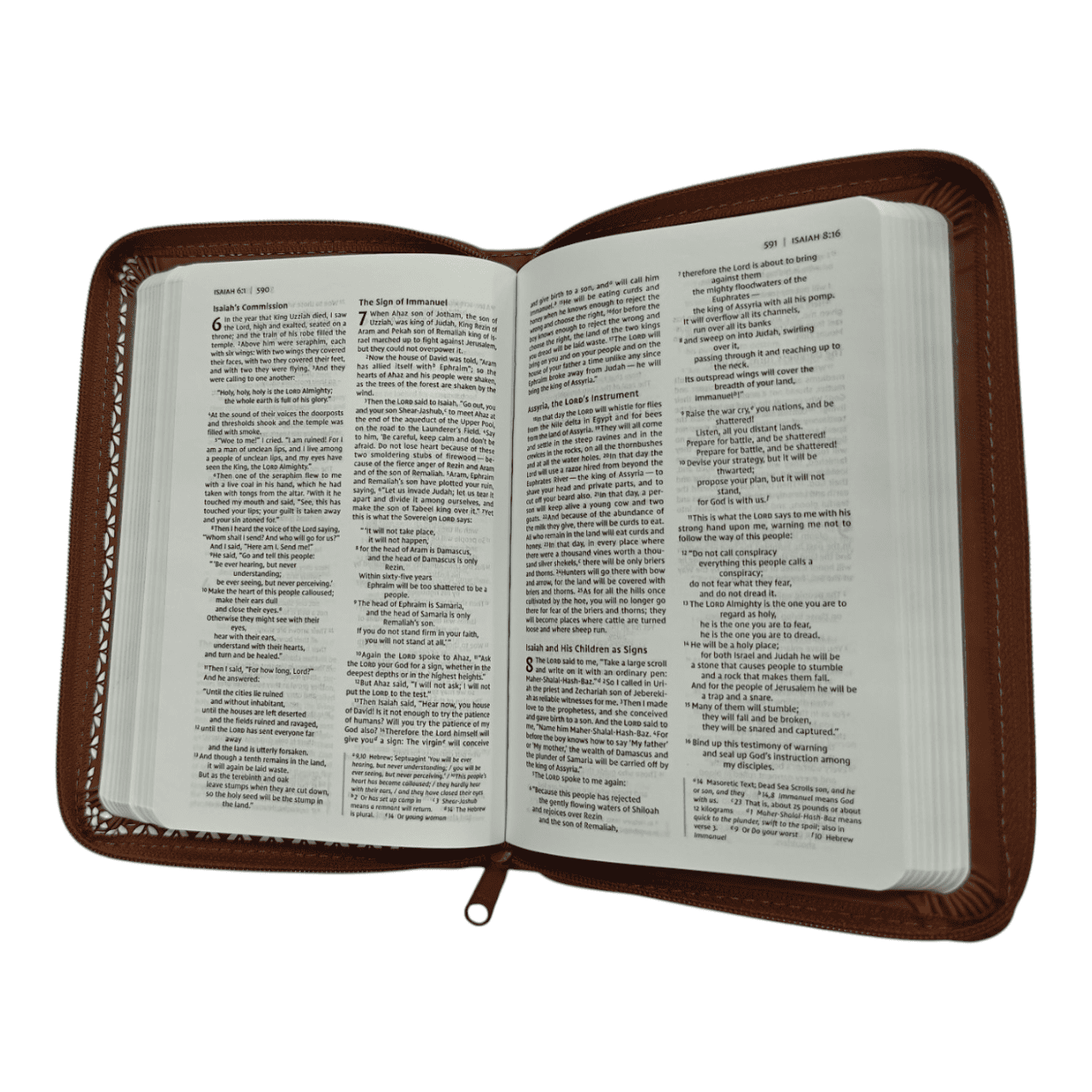 NIV Thinline Bible, Compact, Leathersoft, Navy, Red Letter Edition: Easy-to-Carry, Large Print, Ribbon Marker, Gift Box
