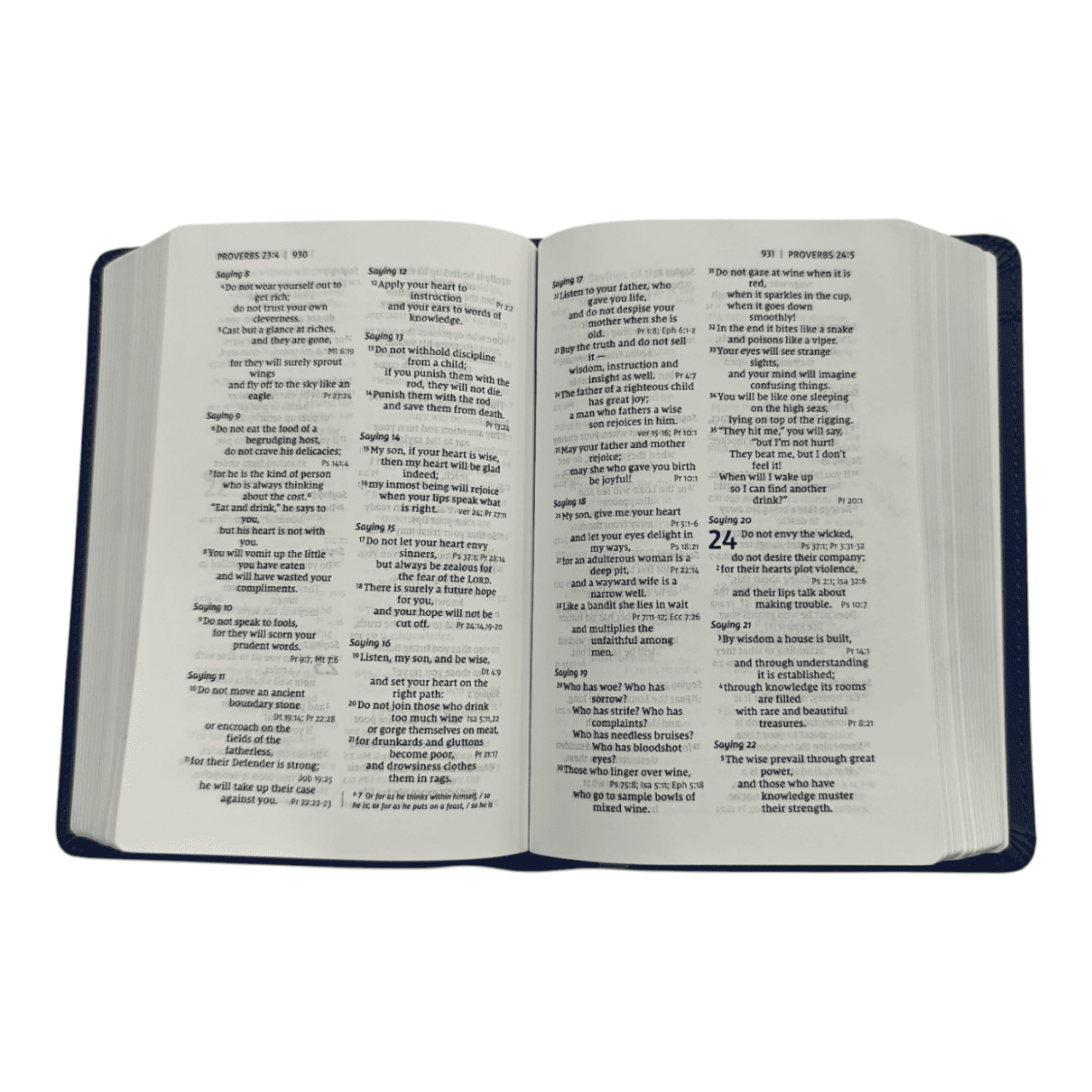 NIV Compact Reference Bible, Leathersoft, Brown, Red Letter Edition: Easy-to-Carry, Complete Cross-Reference System, Gift Box