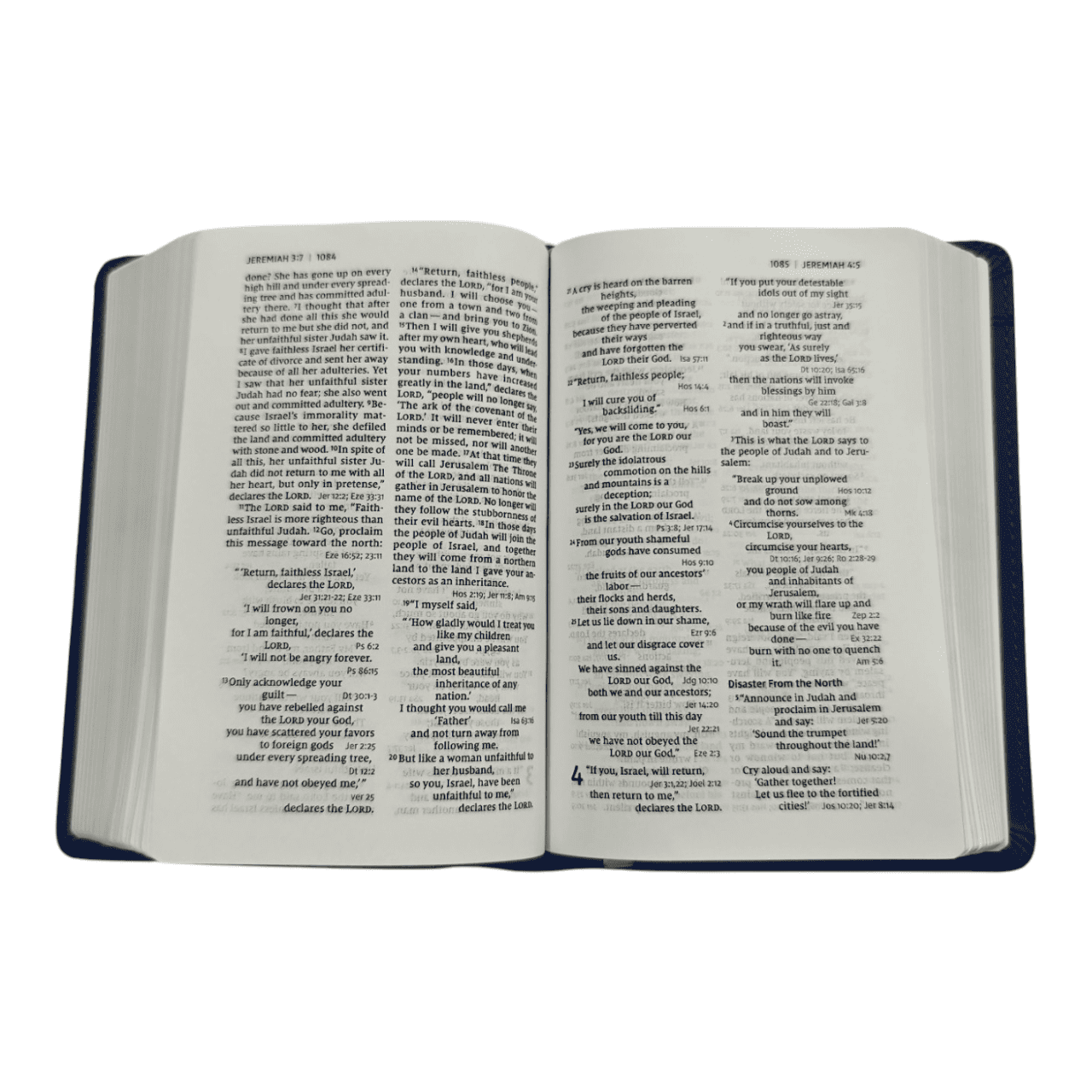 NIV Compact Reference Bible, Leathersoft, Brown, Red Letter Edition: Easy-to-Carry, Complete Cross-Reference System, Gift Box