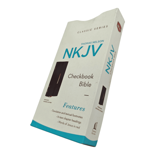 NKJV Checkbook Bible, Black, Pocket-Sized New Testament - Portable Gospel for Evangelism & Outreach - 9780840785428