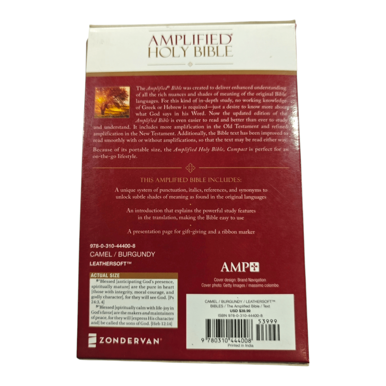 Amplified Holy Bible, Compact, HardcAmplified Holy Bible, Compact, Hardcover: Captures the Full Meaning Behind the Original Greek and Hebrewover: Captures the Full Meaning Behind the Original Greek and Hebrew