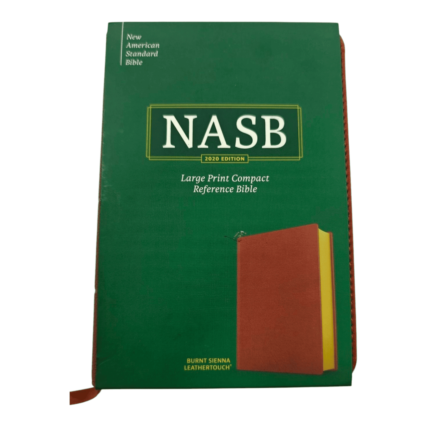 NASB Large Print Compact Reference Bible, Leathersoft, Black - Easy-to-Read Font in a Portable Size - 9781087765709