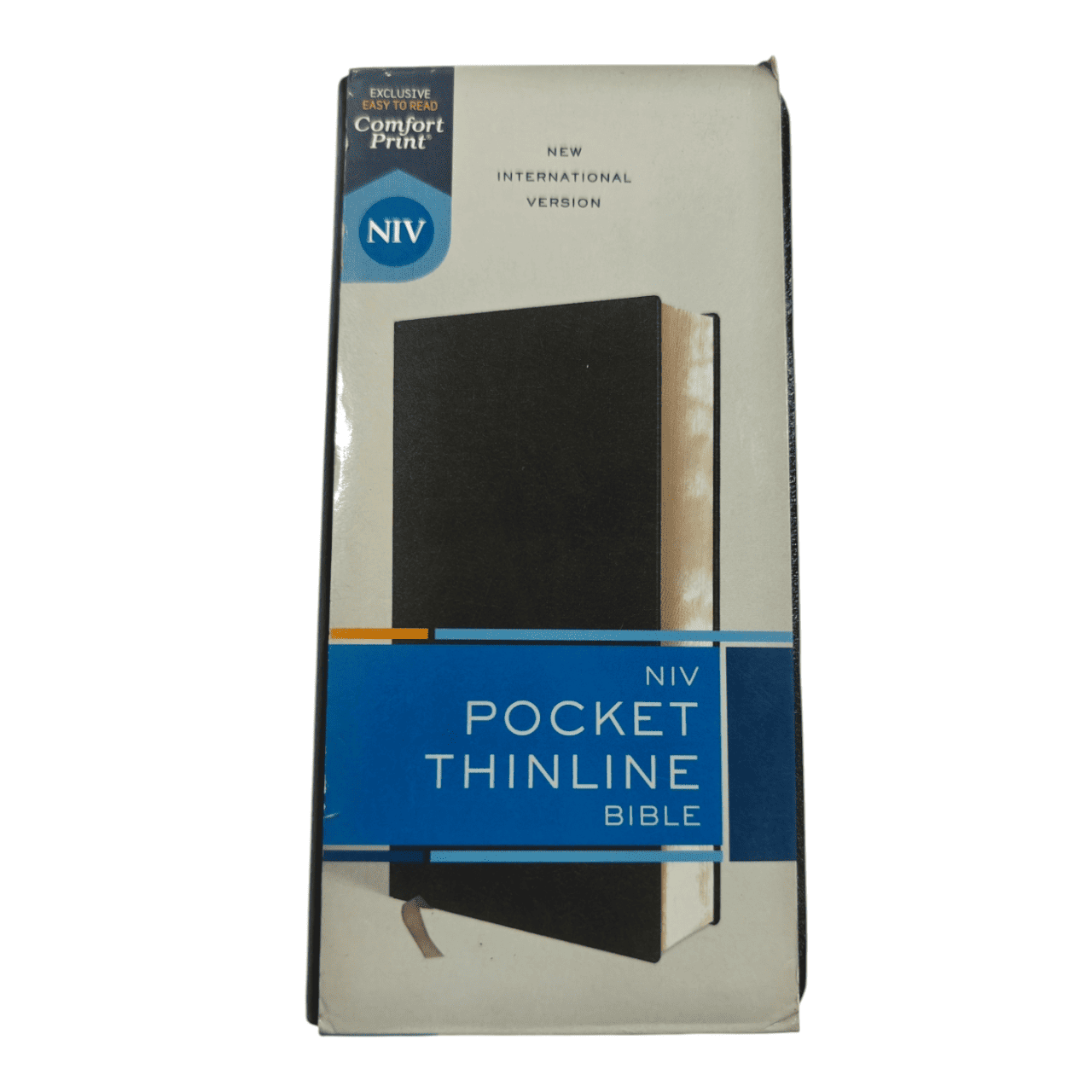 NIV Pocket Thinline Bible, Leathersoft, Teal, Red Letter Edition: Ultra-Compact, Easy-to-Read Type, Zipper Closure