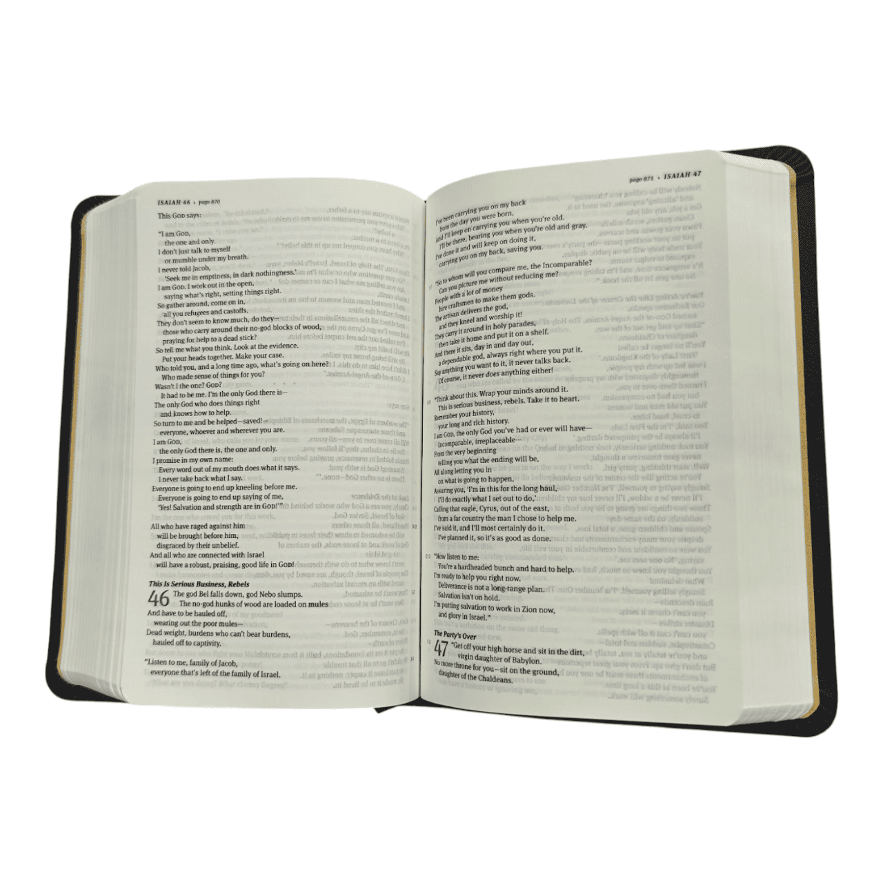 The Message Compact Bible, Flexible Cover: Portable Edition of The Contemporary Message Paraphrase - Eugene Peterson - 9781641583244