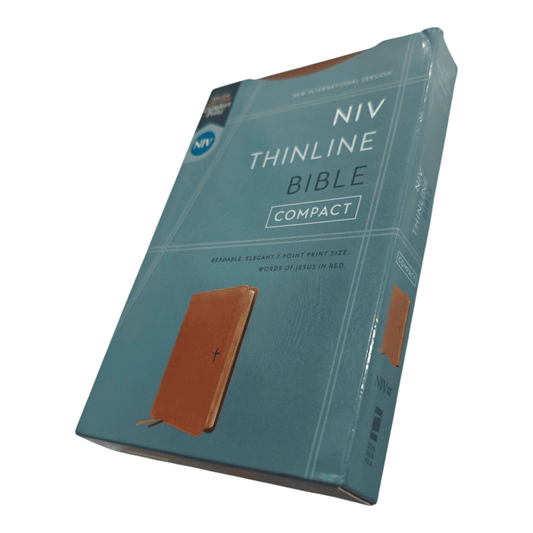 NIV Thinline Bible, Compact, Leathersoft, Pink, Red Letter Edition: Large Print, Easy-to-Carry, Ribbon Marker, Gift Box