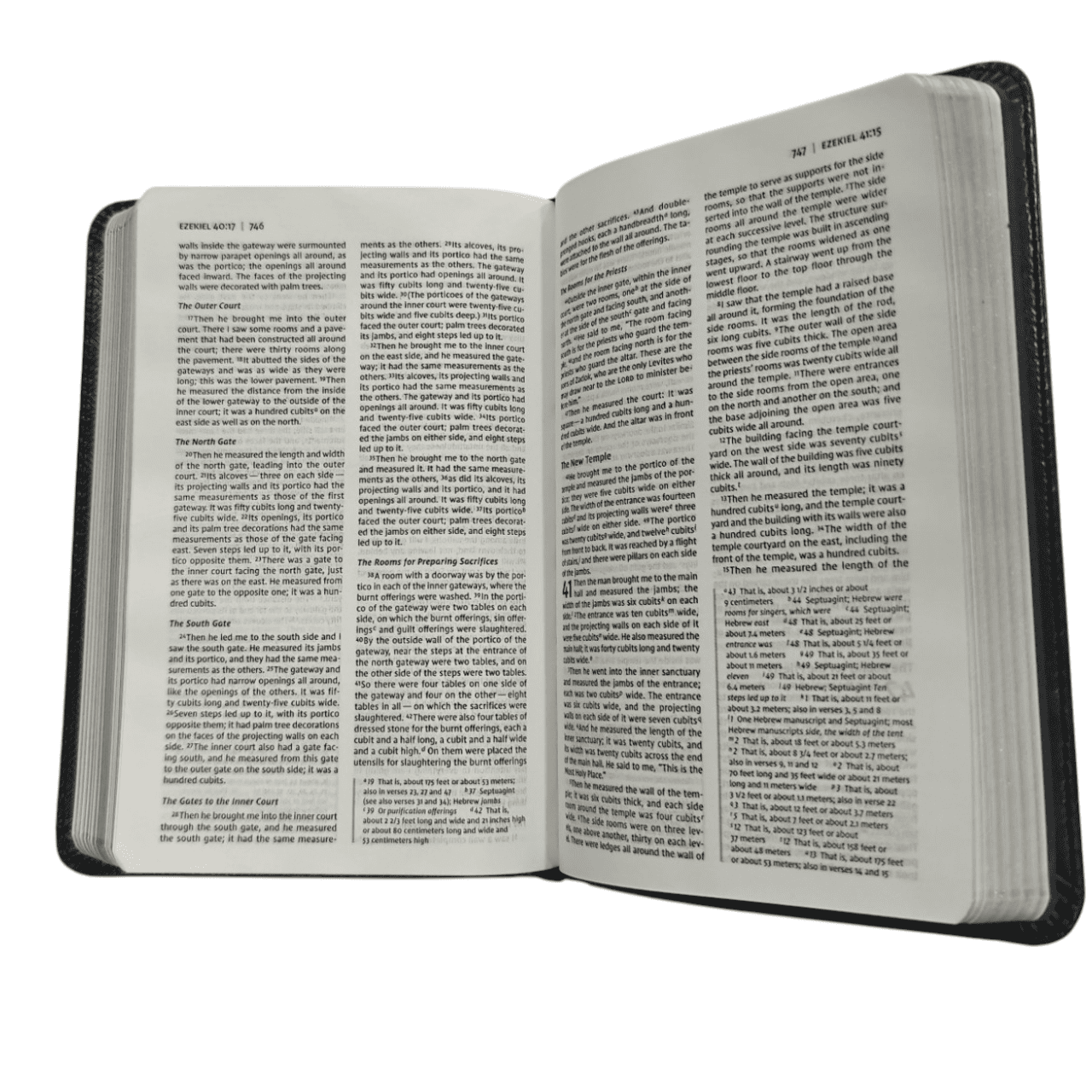 NIV Thinline Bible, Compact, Leathersoft, Burgundy, Red Letter Edition: Easy-to-Carry, Large Print, Ribbon Marker