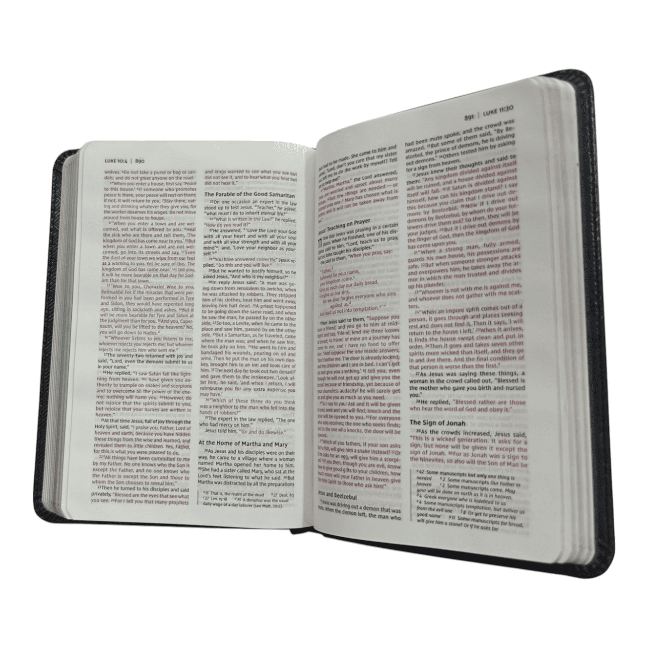 NIV Thinline Bible, Compact, Leathersoft, Burgundy, Red Letter Edition: Easy-to-Carry, Large Print, Ribbon Marker