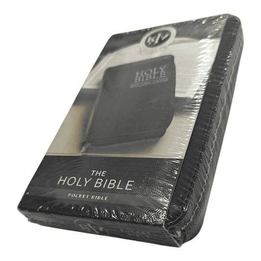 KJV Pocket Bible, Compact Size, Black Flexible Cover - Ultra-Portable King James Version for Travel - 9781432100025