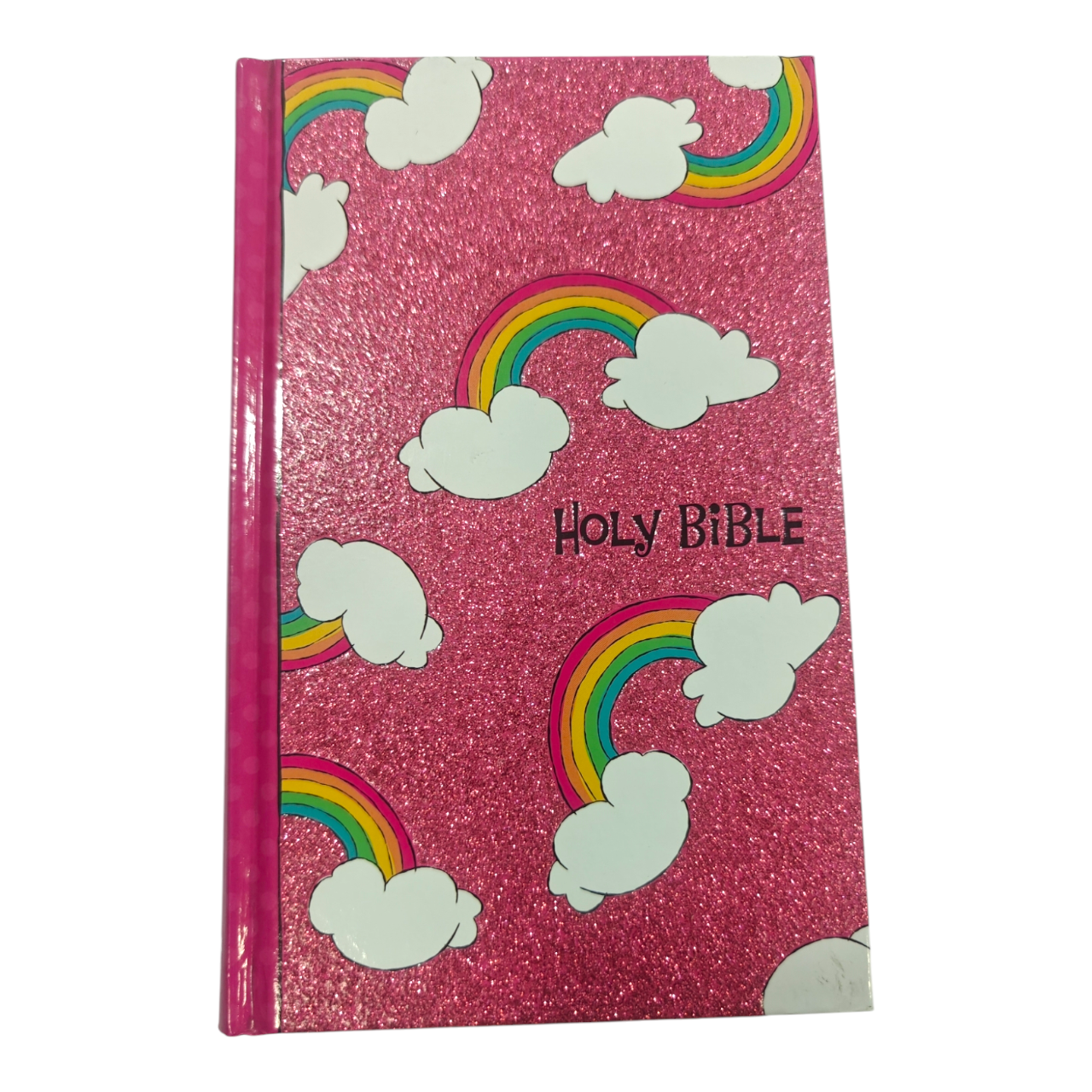 NIV, God's Rainbow Holy Bible, Hardcover, Comfort Print, Vibrant Glitter & Foil Kids Bible (Zonderkidz)