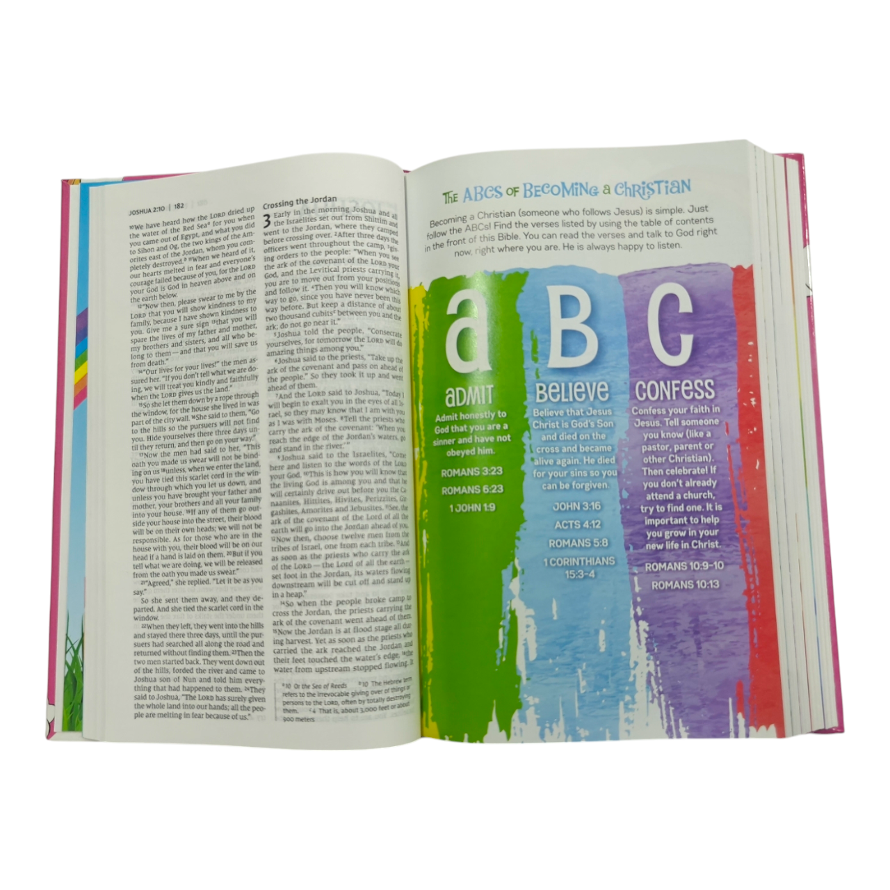 NIV, God's Rainbow Holy Bible, Hardcover, Comfort Print, Vibrant Glitter & Foil Kids Bible (Zonderkidz)