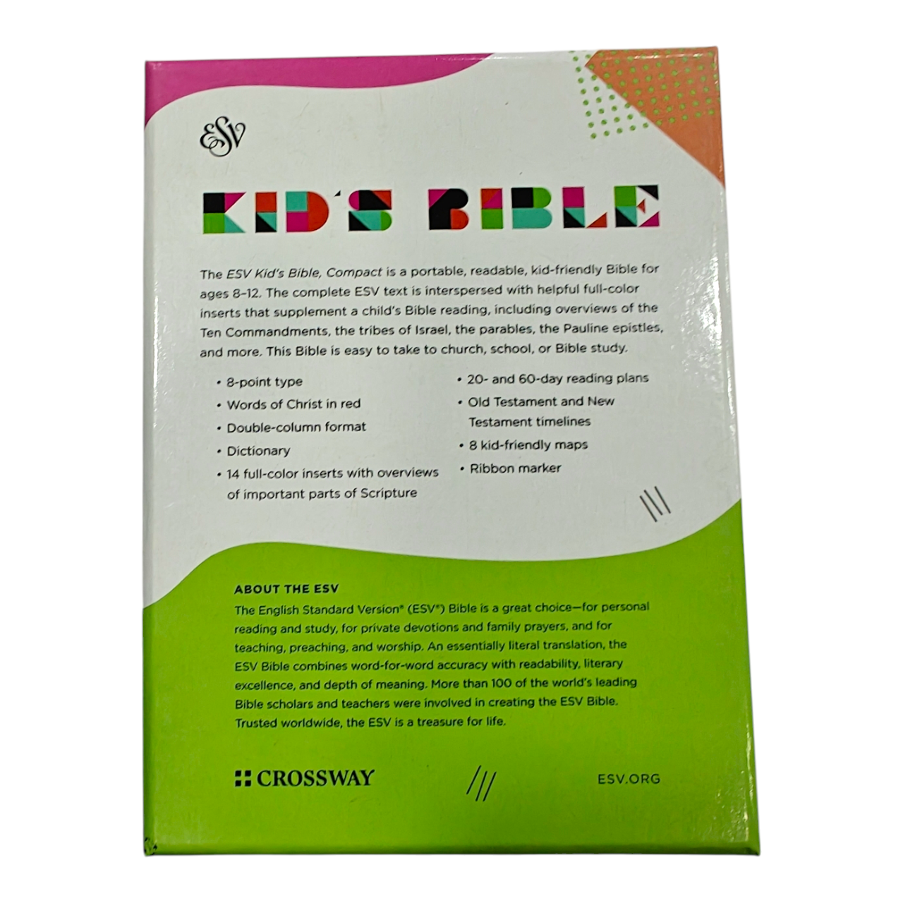 ESV Kid's Bible, Compact, TruTone, Forest Design - A Durable and Portable First Bible for Kids
