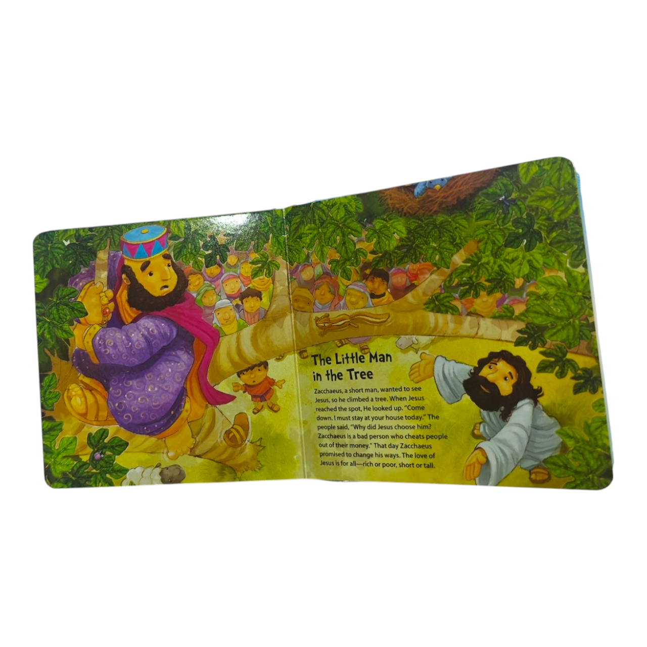 Starter Bible, Baby's First Bible Padded Board Book with Carry Handle (Bible Stories for Toddlers)