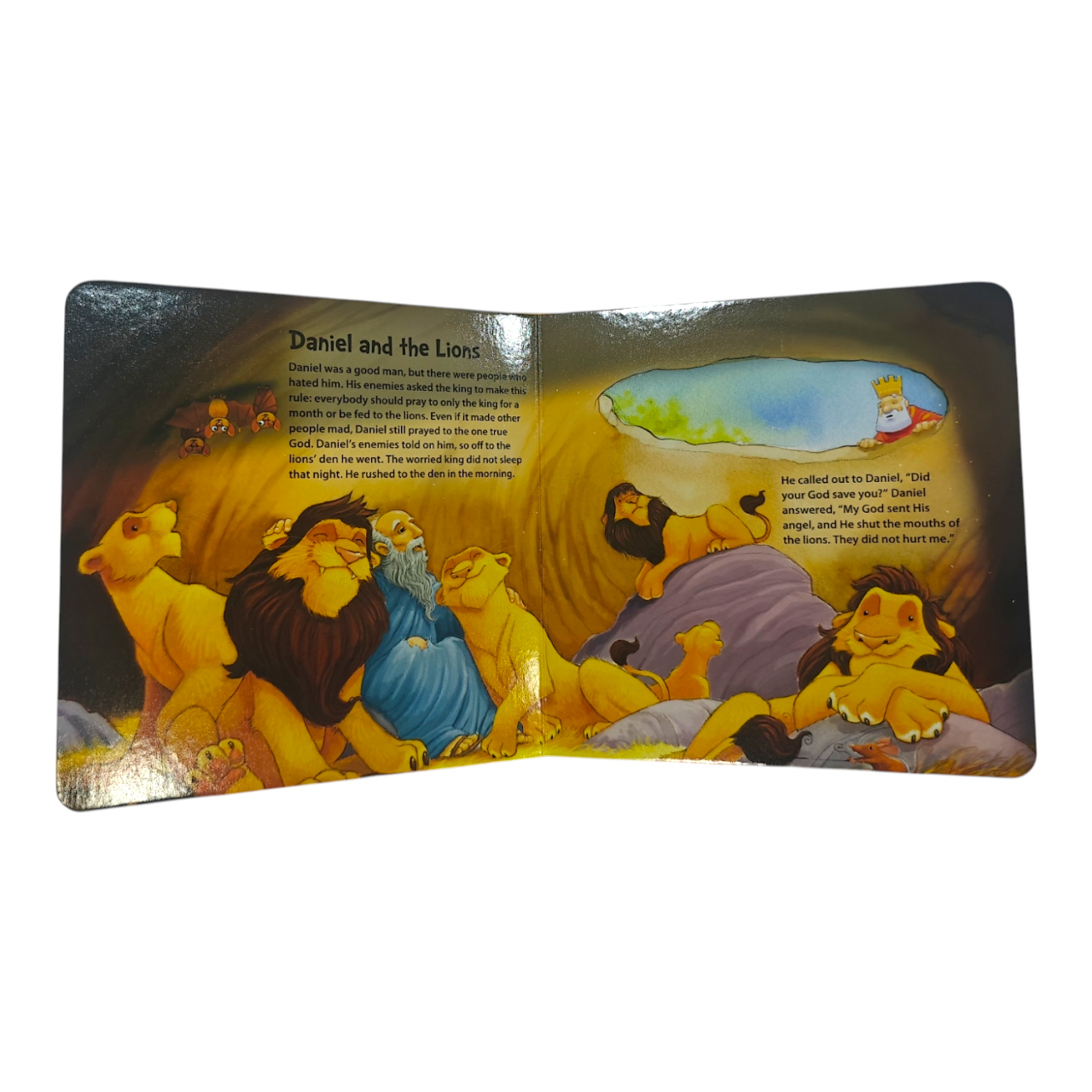 Starter Bible, Baby's First Bible Padded Board Book with Carry Handle (Bible Stories for Toddlers)