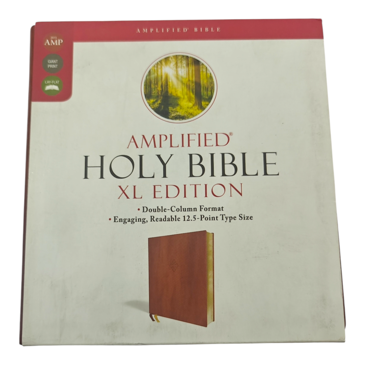 Amplified Holy Bible, XL Edition, Leathersoft, Brown