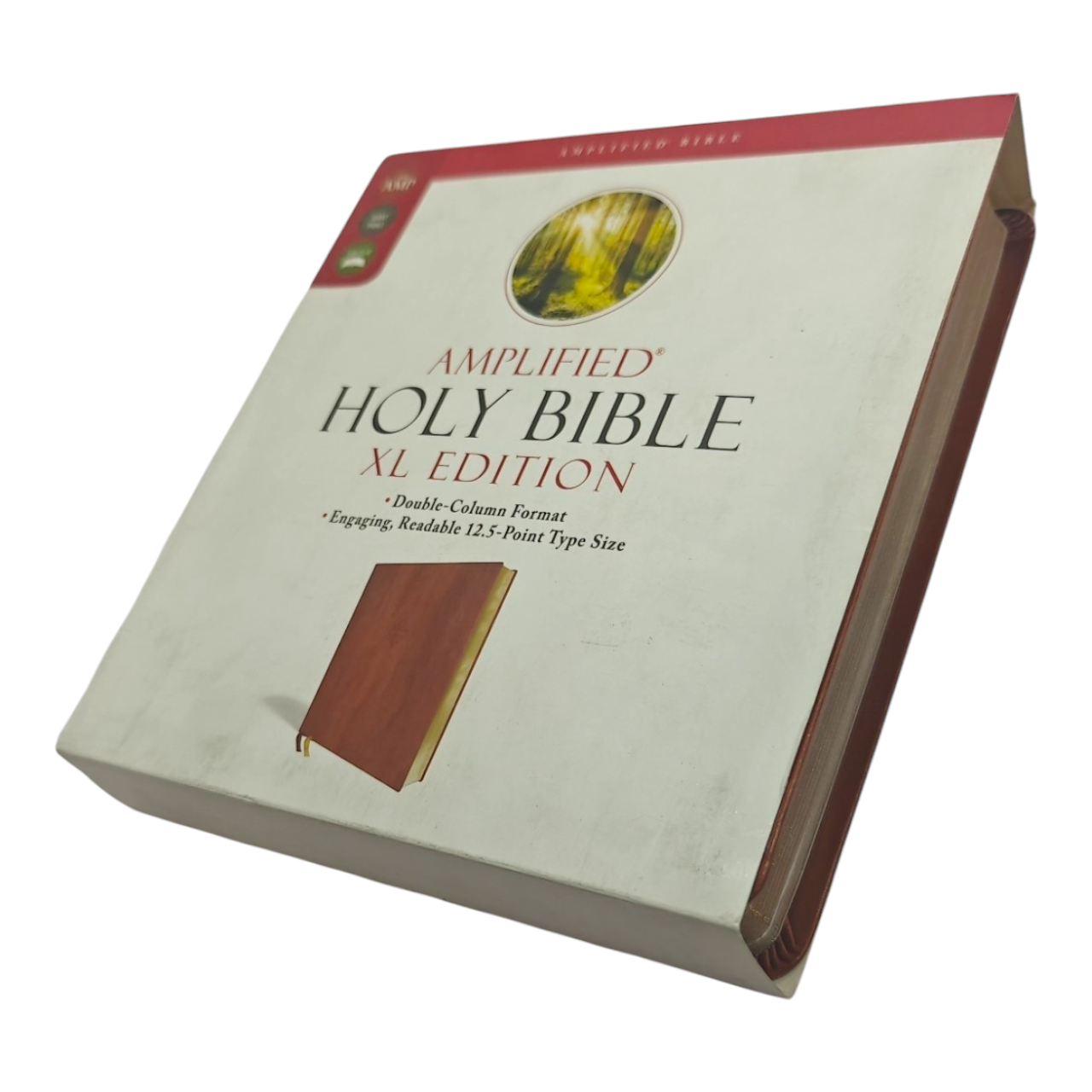 Amplified Holy Bible, XL Edition, Leathersoft, Brown