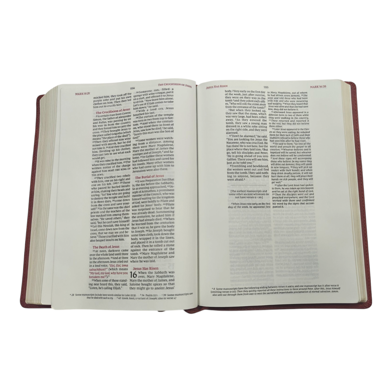 NIV Wide-Margin Bible, Leathersoft, Red Letter, Comfort Print