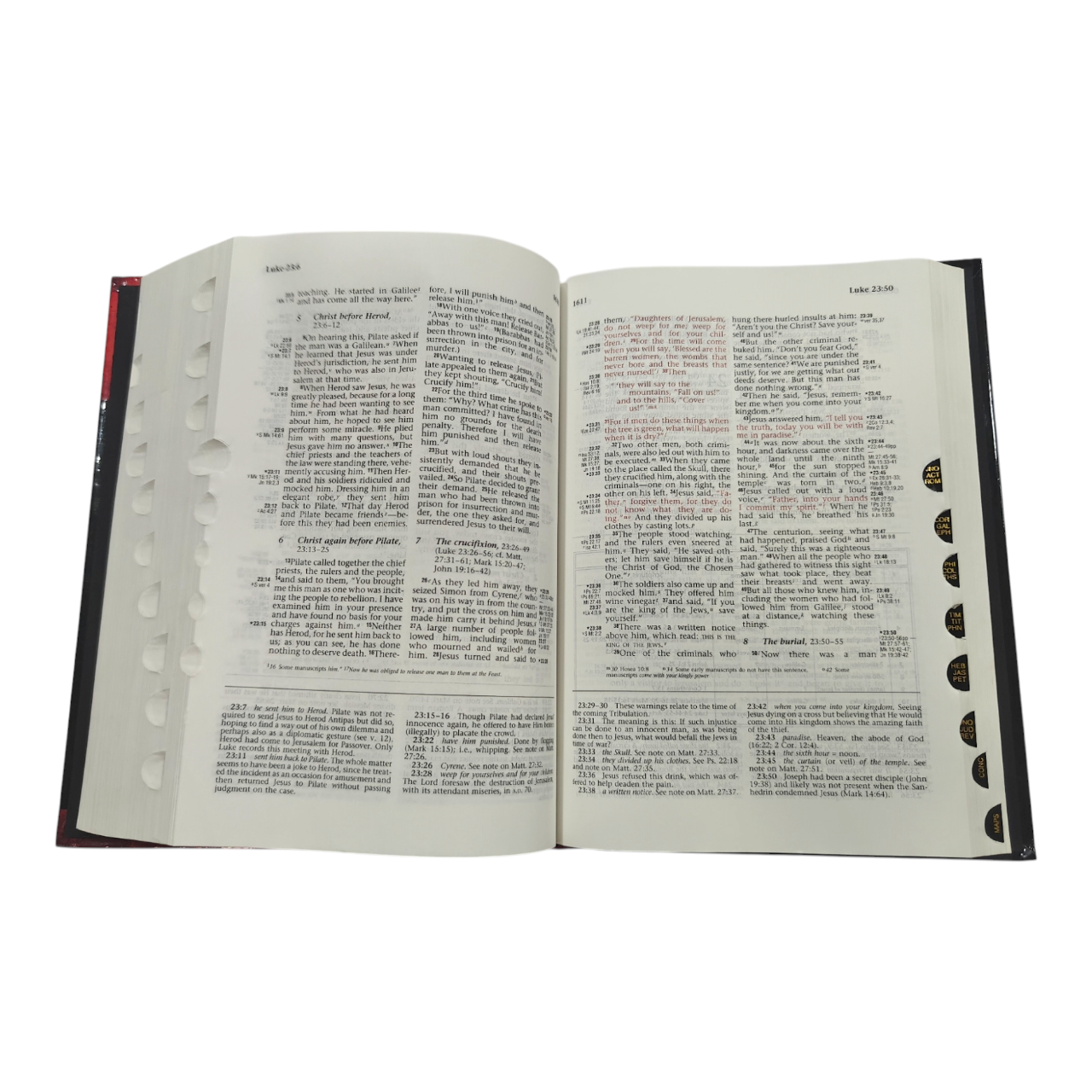 The Ryrie NIV Study Bible, Expanded Edition, 10,000+ Explanatory Notes, Red Letter (Charles C. Ryrie, Moody)