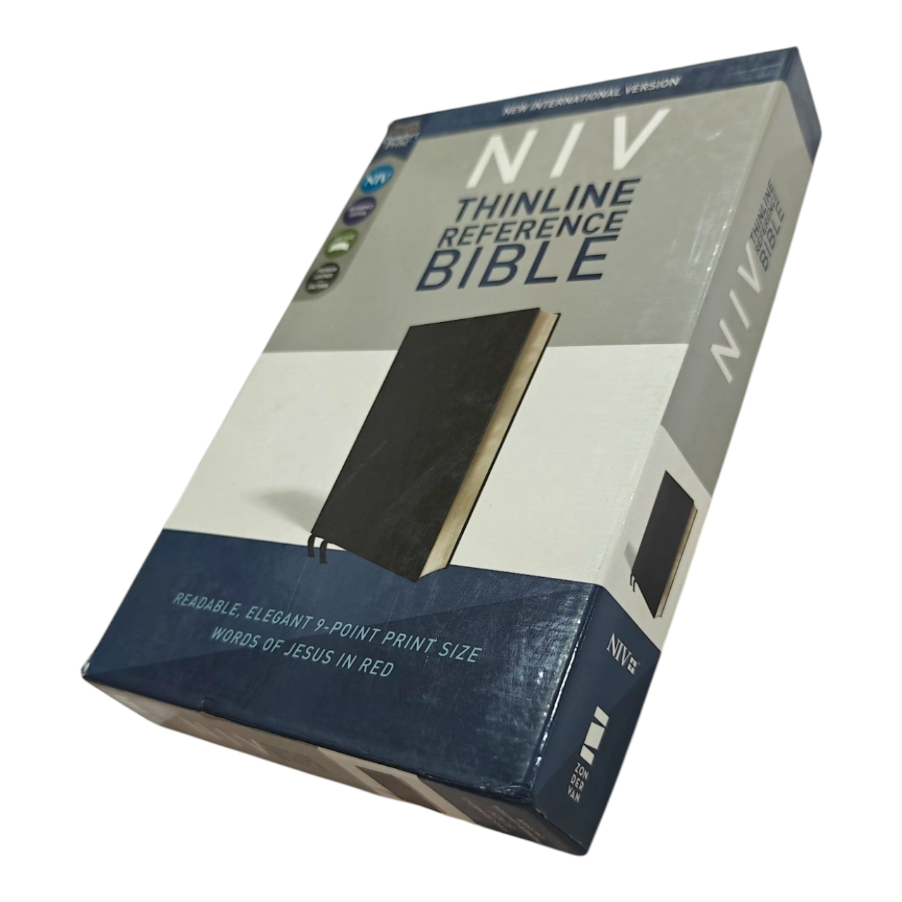 NIV Thinline Reference Bible, Leathersoft, Red Letter, Comfort Print