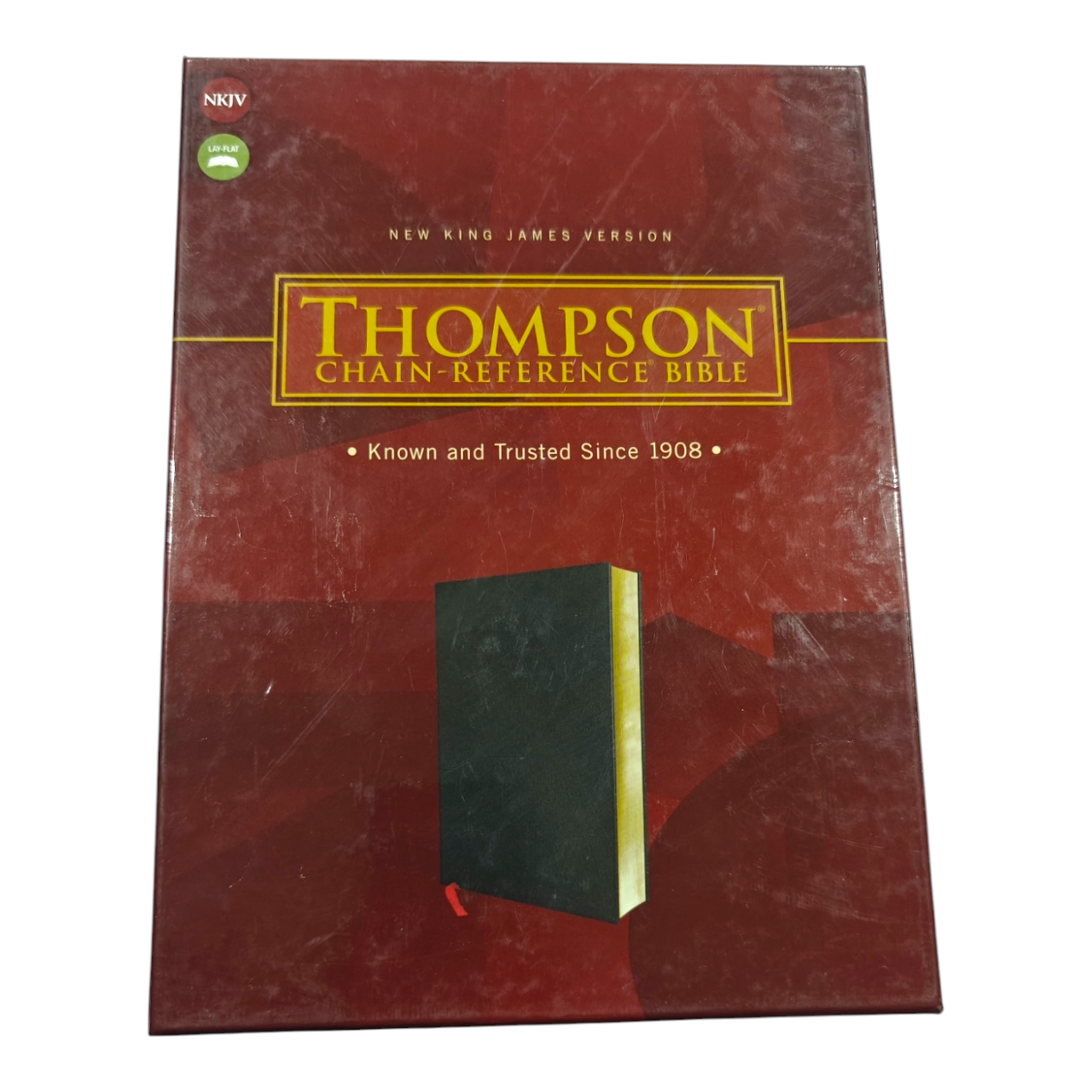 NKJV Thompson Chain-Reference Bible Premium Goatskin Leather Black Premier Collection Comfort Print