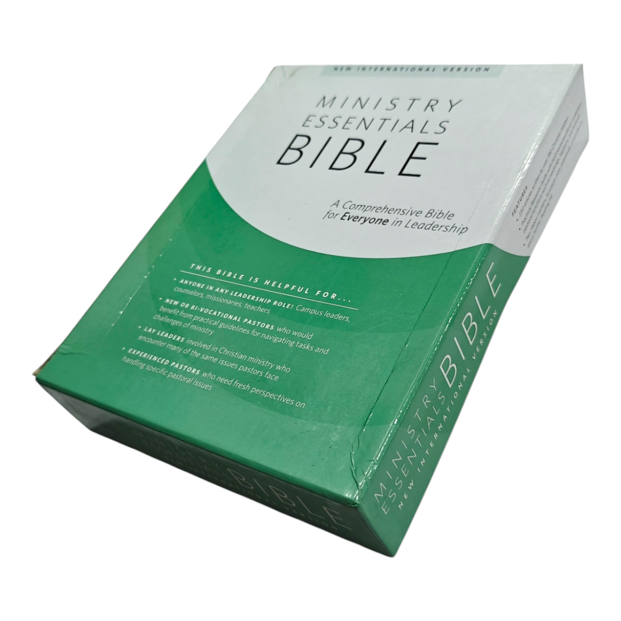 NIV Ministry Essentials Bible - Genuine Leather, Black: A Comprehensive Bible for Everyone in Leadership