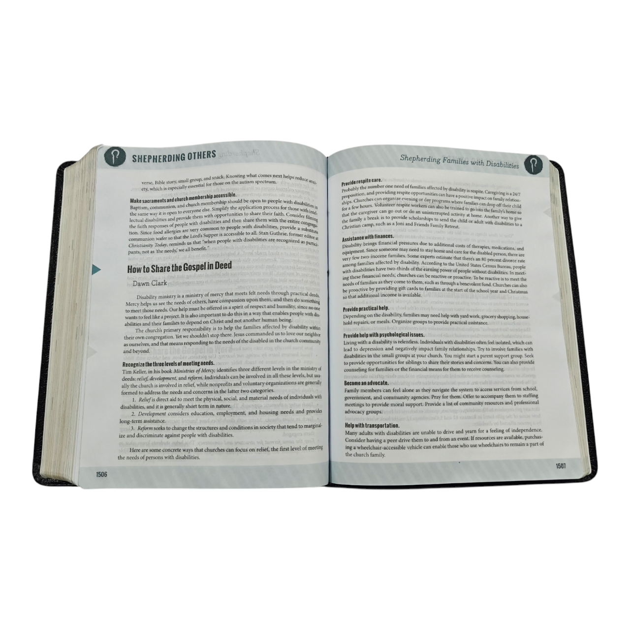 NIV Ministry Essentials Bible - Genuine Leather, Black: A Comprehensive Bible for Everyone in Leadership
