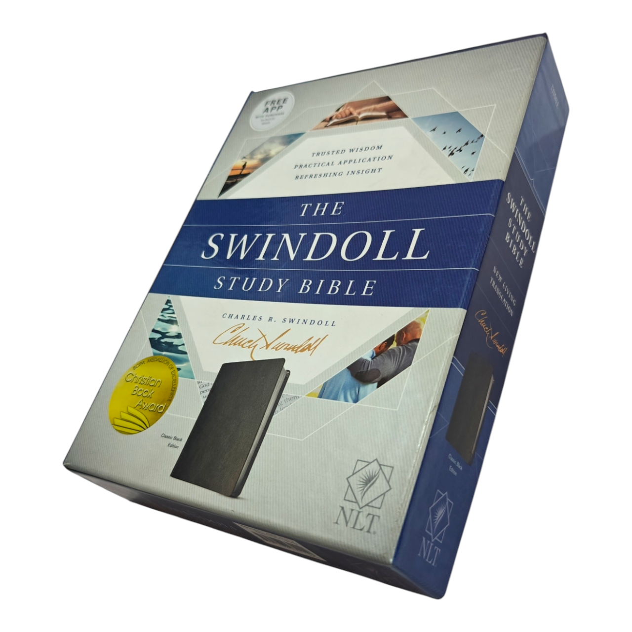 The Swindoll Study Bible NLT, Charles Swindoll Study Notes, Application Articles & Holy Land Tour, Bible of the Year (New Living Translation)