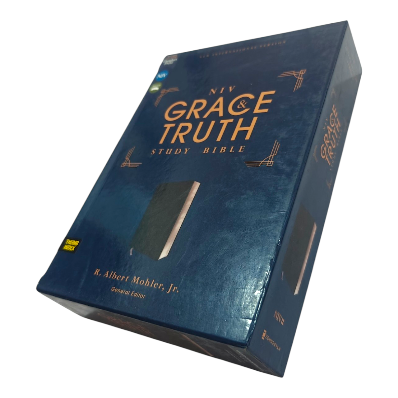 NIV Grace & Truth Study Bible, Thumb Index, Comfort Print, Red Letter Edition