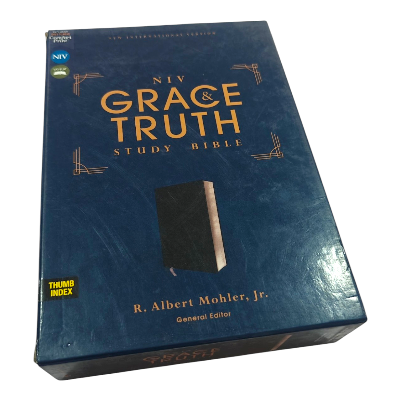 NIV Grace & Truth Study Bible, Thumb Index, Comfort Print, Red Letter Edition