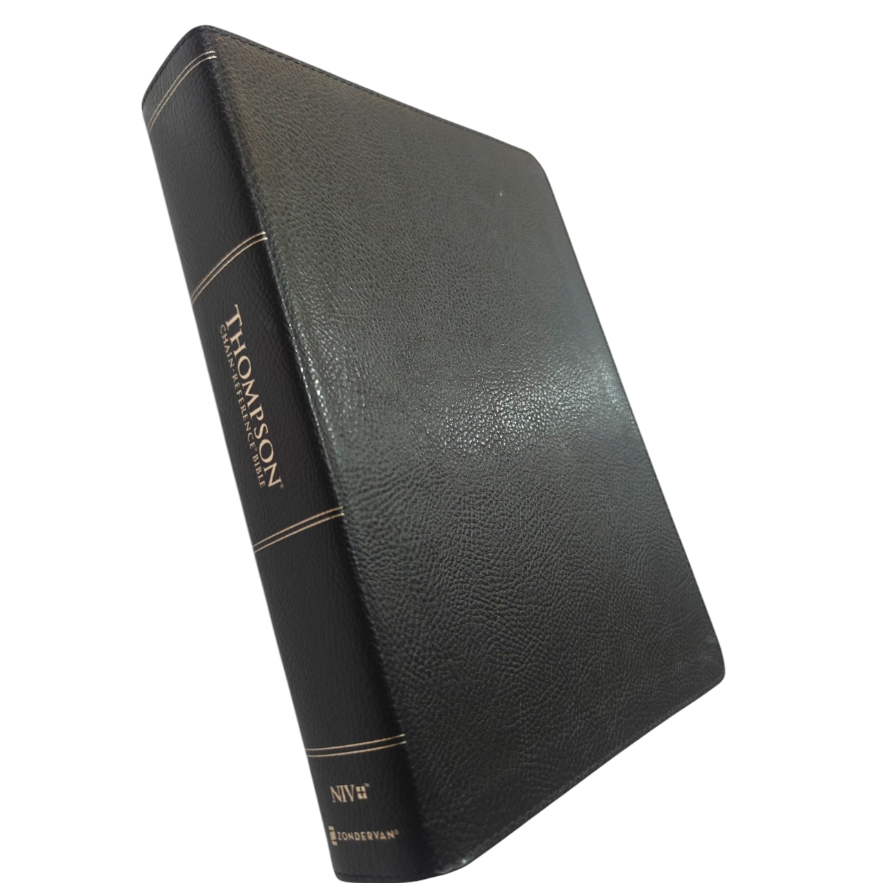 NIV Thompson Chain-Reference Bible - Black European Bonded Leather (New International Version)