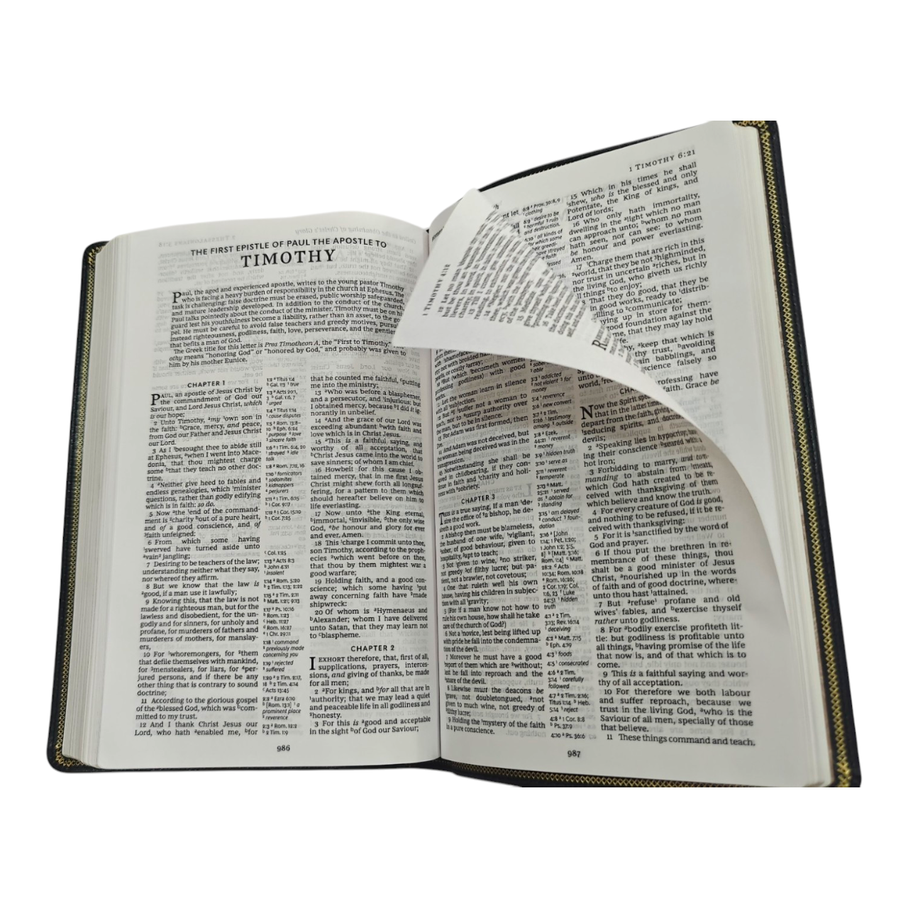 KJV Thinline Deluxe Reference Bible King James Version