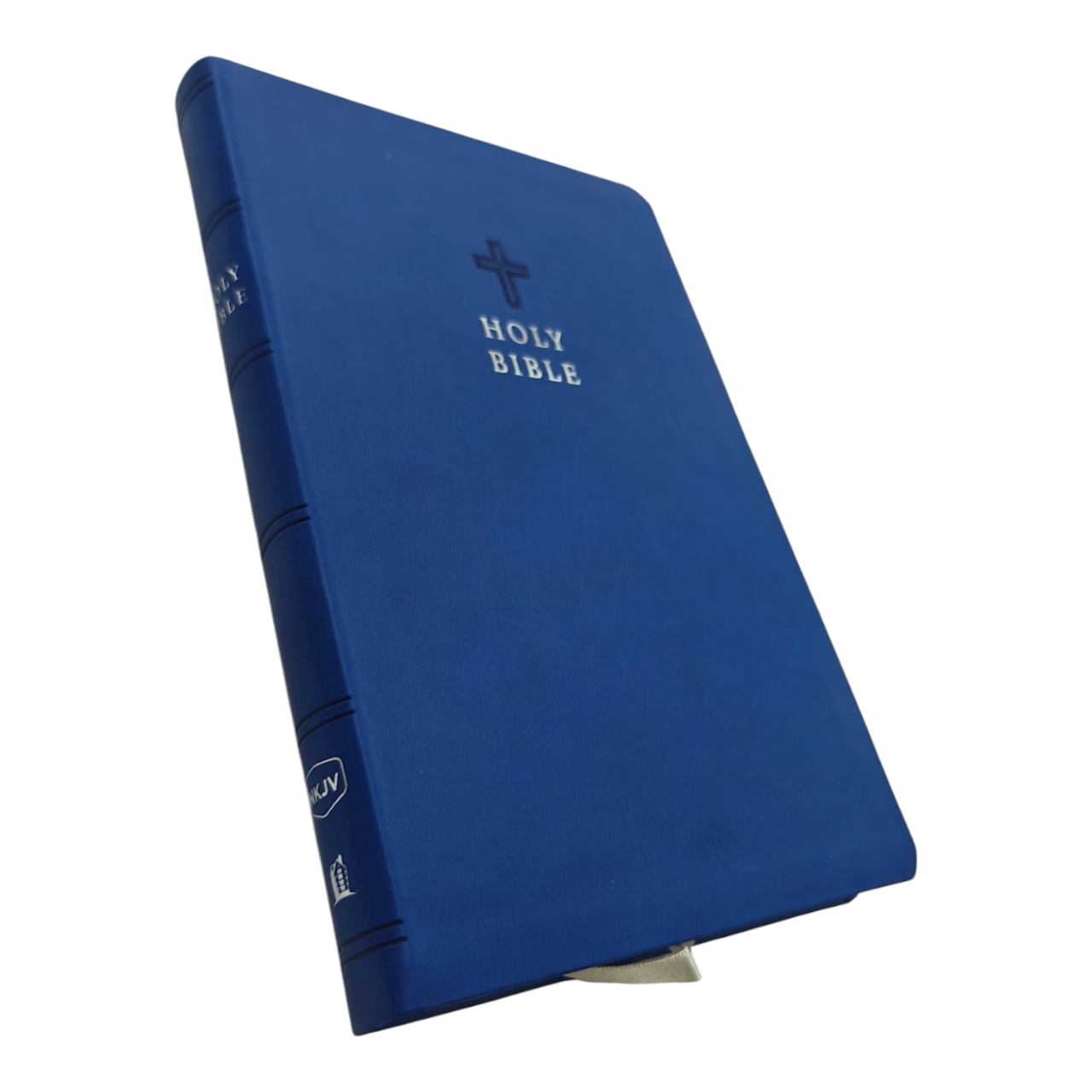 NKJV Holy Bible Value Ultra Thinline Blue Leathersoft Red Letter Comfort Print