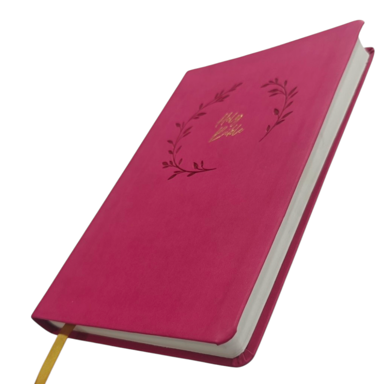NKJV Holy Bible Value Ultra Thinline Pink Leathersoft Red Letter Comfort Print
